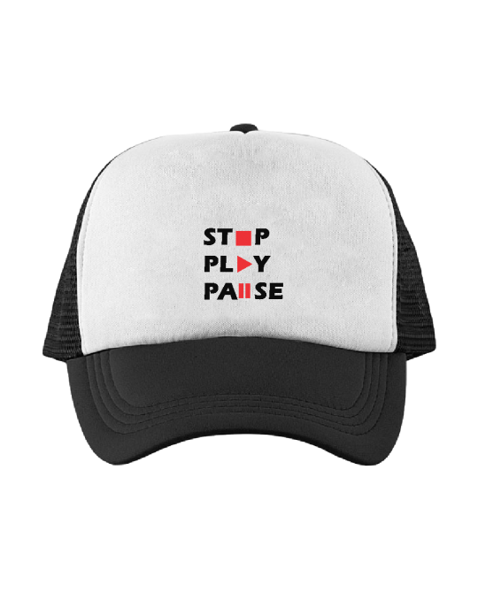 Kepurė stop play pause Kepurė stop play pause